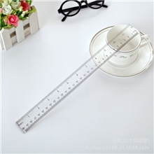 30CM透明直尺30公分塑料尺30厘米塑料尺子文具套装