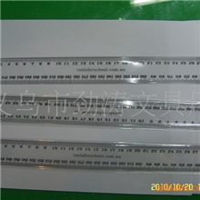 供应彩色直尺，尺子(学生30厘米透明广告尺子）直尺,彩色直尺