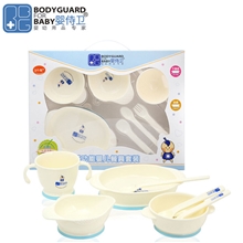 宝宝便携多功能餐具婴儿碗勺子餐具套装F008母婴用品批发特价