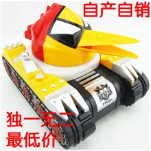 厂价直销大尺寸电动万向坦克愤怒的小鸟/电动玩具/灯光音乐环保料