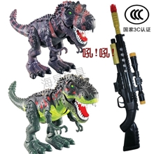 热销中!批发供应遥控霸王龙仿真恐龙声/灯光/四脚爬行/发光玩具!