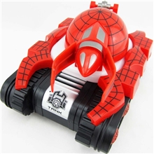 厂价直销电动万向蜘蛛坦克带灯光音乐动作/环保材料/电动模型玩具