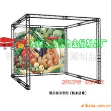 20方管桁架背景架钢铁桁架