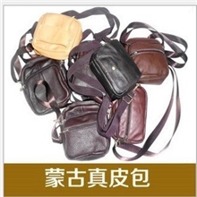 真皮蒙古皮包厂家直销内蒙古火烧牛皮挎包单肩包拎包跑江湖产品