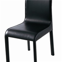 厂家供应优质硬皮面料餐椅椅子