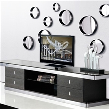 柜式电视柜电视台TV柜地柜10mm喷黑钢化玻璃电视枱