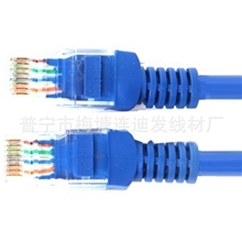 【厂家直销】2米,光纤网络跳线成型网线带水晶头机制压模网线