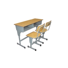 腾亚校具双人升降学生课桌椅双人学生桌