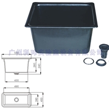 实验室家具/实验室配套设备/配件/水槽/中号水盆