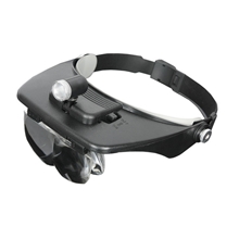 头盔放大镜头戴式放大镜维修带灯放大镜厂家销售