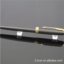 派克---卓尔磨砂黒杆金夹墨水笔