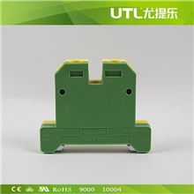 尤提乐JUT2-10PE自动化接地端子冲压式接地端子防阻燃接线端子