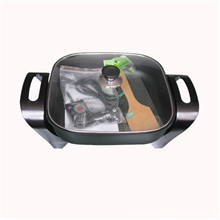 热销韩式多功能电热锅多功能四方锅多用锅不粘批发更便宜