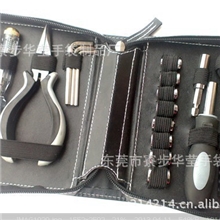 PU工具包皮具拉链袋黑色皮包汽车赠送袋广东钳子工具包