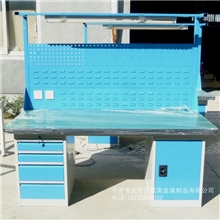 宁波重型背网带灯工作台钳工台工作桌防静电工作台操作台