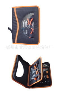 防水牛津布多夹层工具包,家庭用组套工具，电工工具包