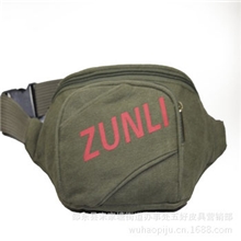 厂家定做批发休闲男士运动腰包胸包旅游腰包帆布多功能男腰包