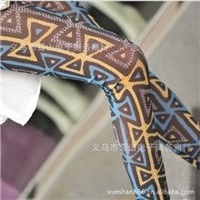 女装欧美外贸原单夏义乌打底裤印花蝴蝶九分裤超薄网纱打底裤批发