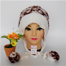 秋冬潮帽多彩三球女士帽新款针织帽流行帽子秋冬女士帽子批发
