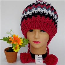 冬季秋冬新款三球女士毛线帽冬天女士护耳新款帽新款厂家批发