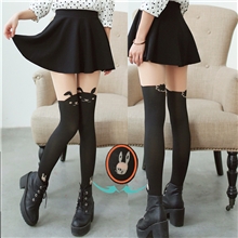 2398萌兔假高筒假透肉双层保暖踩脚打底裤厂家直销批发