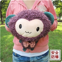 新款毛绒卡通电热水袋可爱趴趴双插手暖手宝防爆热水袋厂家批发