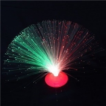 批发供应闪光玩具光纤丝灯七彩闪光花满天星小夜灯大盘光纤花