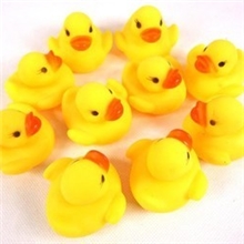 宝宝婴儿会叫捏捏响游泳戏水鸭子戏水大小鸭游泳玩具20个一袋