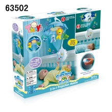 【奇幻世界】63502卡通动物投影灯光音乐床头铃串铃