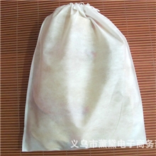 白色旅行束口袋批发无纺布束口袋包包防尘袋环保束口袋拉绳袋