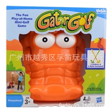 孩之宝儿童仿真高尔夫球杆套装室内球类运动过家家益智玩具