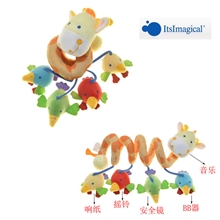 Itslmagical婴儿床挂宝宝推车挂铃小鹿音乐床绕多功能婴儿玩具