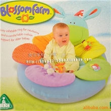 ELC充气婴儿游戏垫游戏毯/沙发可多种坐法绿色驴