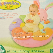 ELC充气宝宝婴儿游戏垫游戏毯/沙发可多种组合坐法粉色兔子