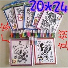 金粉画批发金粉画批发DIY手工中号金粉画20*24cm