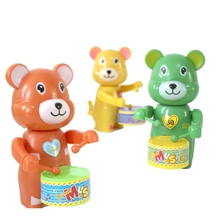 上链打鼓小熊上链玩具发条玩具卡通打鼓熊