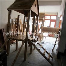 木制滑梯充气城堡组合滑梯娃娃家