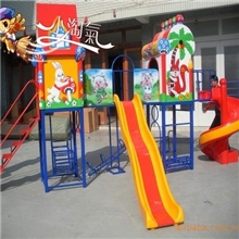 小淘气游乐设备厂/小博士玻璃钢组合滑梯招代理