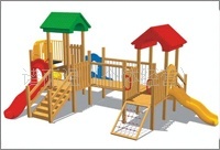 供应滑梯木制滑梯进口木制滑梯幼儿园进口木制滑梯