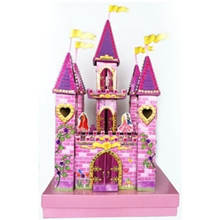 玩具堡热销儿童DIY益智玩具批发马赛克公主的宫殿拼图玩具总汇