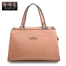 2013新款包包批发代理广州漆皮压花通勤定型女包一件代发厂家直销