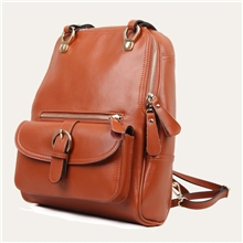 韩版新款牛皮双肩包真皮女包背包复古学院风糖果色单肩包厂家批发
