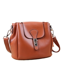 复古水桶韩版包包女水桶包单肩斜挎真皮女包休闲桶包女包爆款