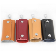 真皮钥匙扣时尚多功能钥匙包牛皮卡包厂价批发代理