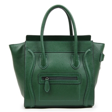 LG050欧美新款牛皮中号笑脸包囧包大牌真皮女包明星同款批发代理