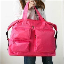 大容量旅行包女式多口袋行李包袋运动包健身包手提包单肩包妈咪包