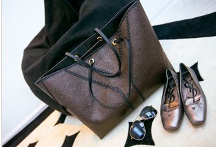 【YESWOMEN】小宜独家定制2013秋装新款女装单肩大包双面女包