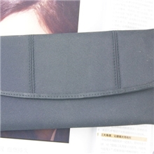 批发新款横款三折布艺女式磁扣钱包韩版拉链封口纯色单拉钱夹