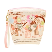 韩国ANYFANCY外贸原单帆布包手拿包化妆包批发女包化妆袋高品质