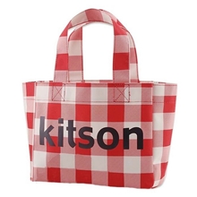 外贸批发日本杂志款sweet附录kitson格子购物手提包2件套